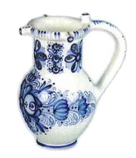 Džbán modrý 20 cm